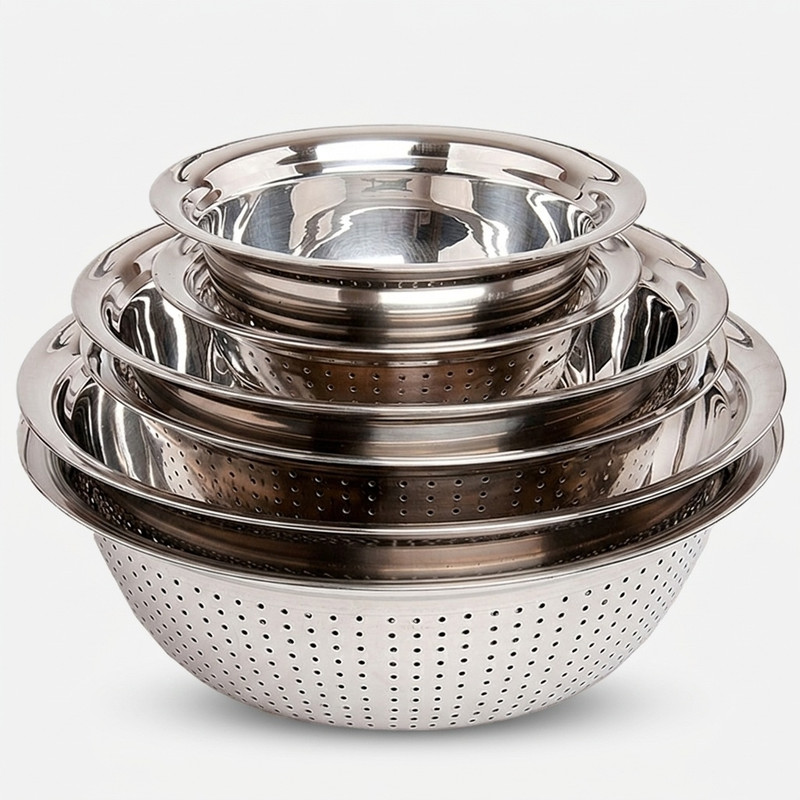 آبکش استیل یونیک کد 05 مجموعه 5 عددی