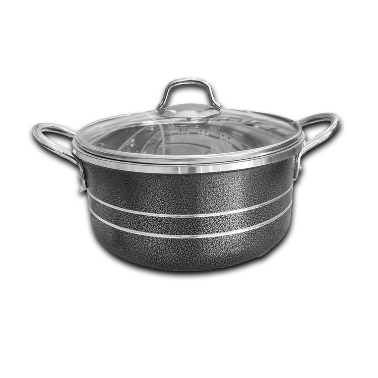 قابلمه گرانیتی فریال مدل در شیشه ای سایز 20